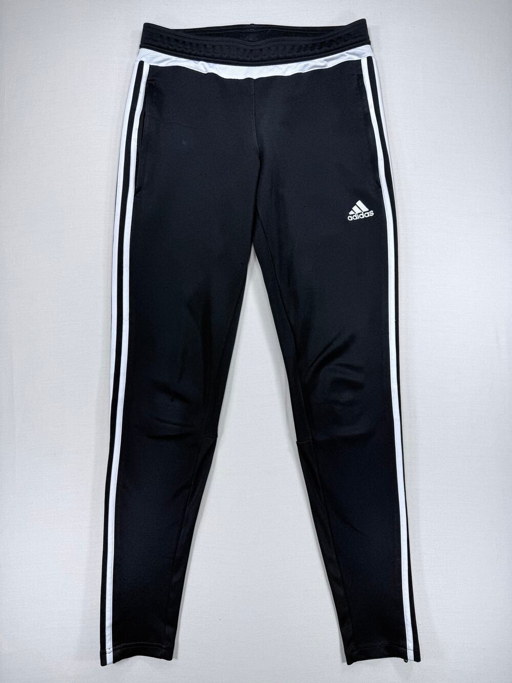 Adidas Tiro 15 Soccer Training Pants Black White Striped Climacool Size Small S